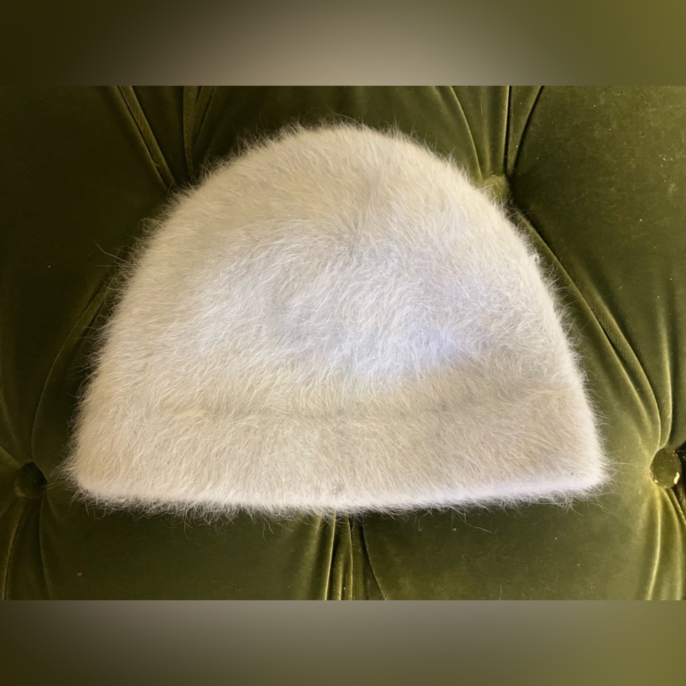 Aldo Angora Fuzzy Soft Sky Blue Hat NWOT